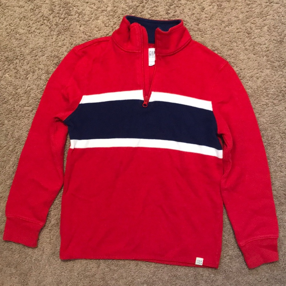 GAP Kids quarter zip up pullover sweater